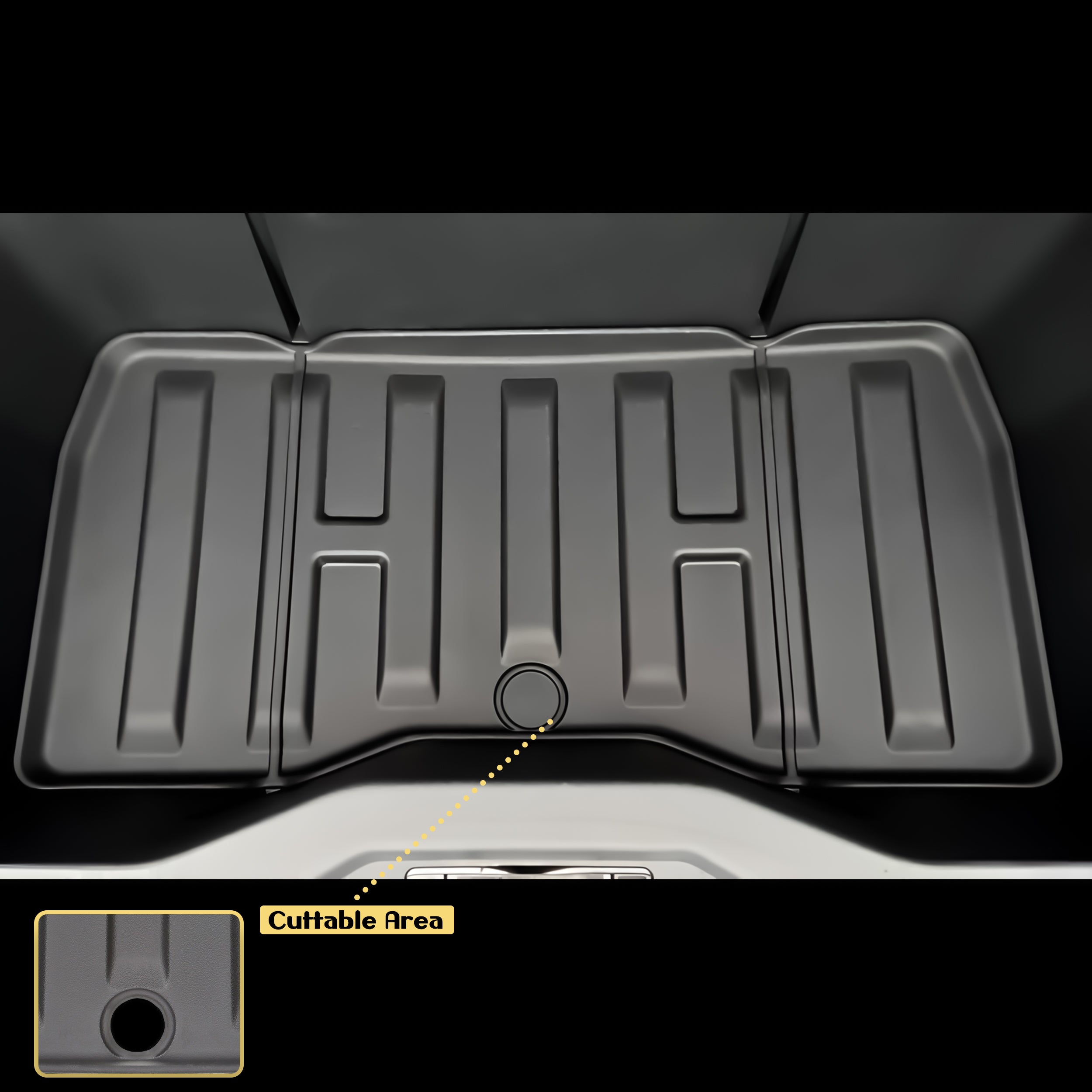 (Bundle) Frunk Mat, Sub-Trunk Mat, and Sub-Trunk Divider for Tesla Cybertruck 2024