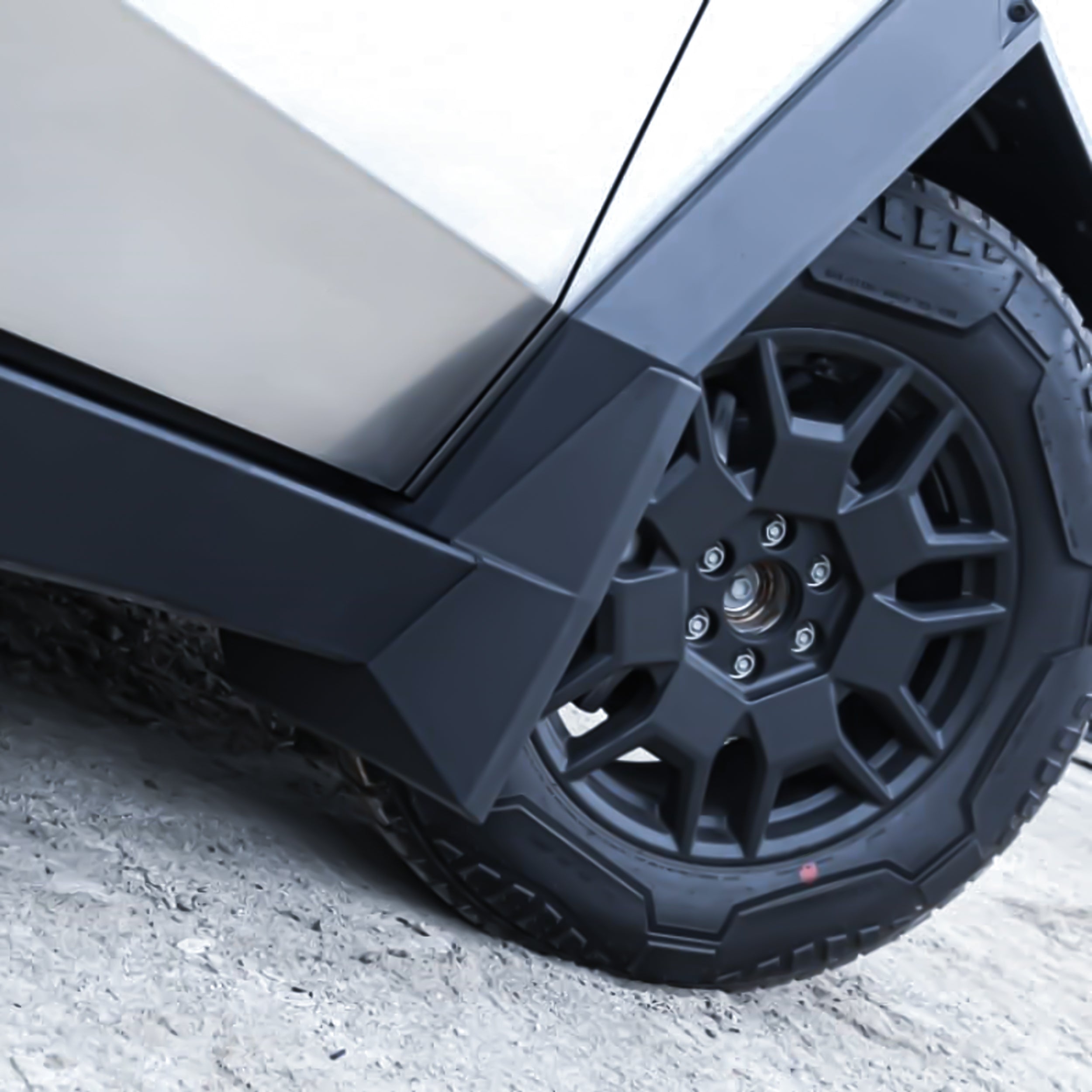 Enhanced Mudguards and Fender Flares for Tesla Cybertruck - Mud Shields and Splash Guards