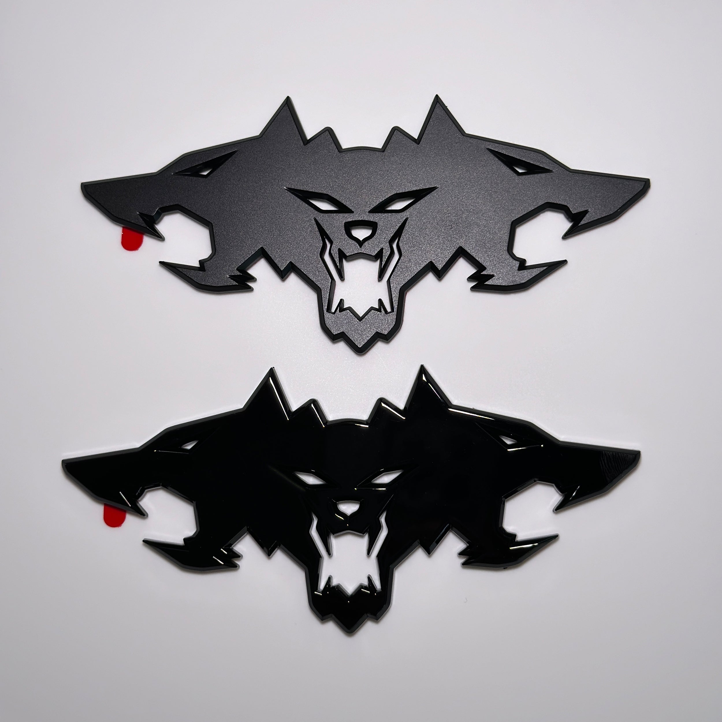 Cyberbeast Logo Emblem OEM Size / Matte & Glossy Finishes - ABS Plastic