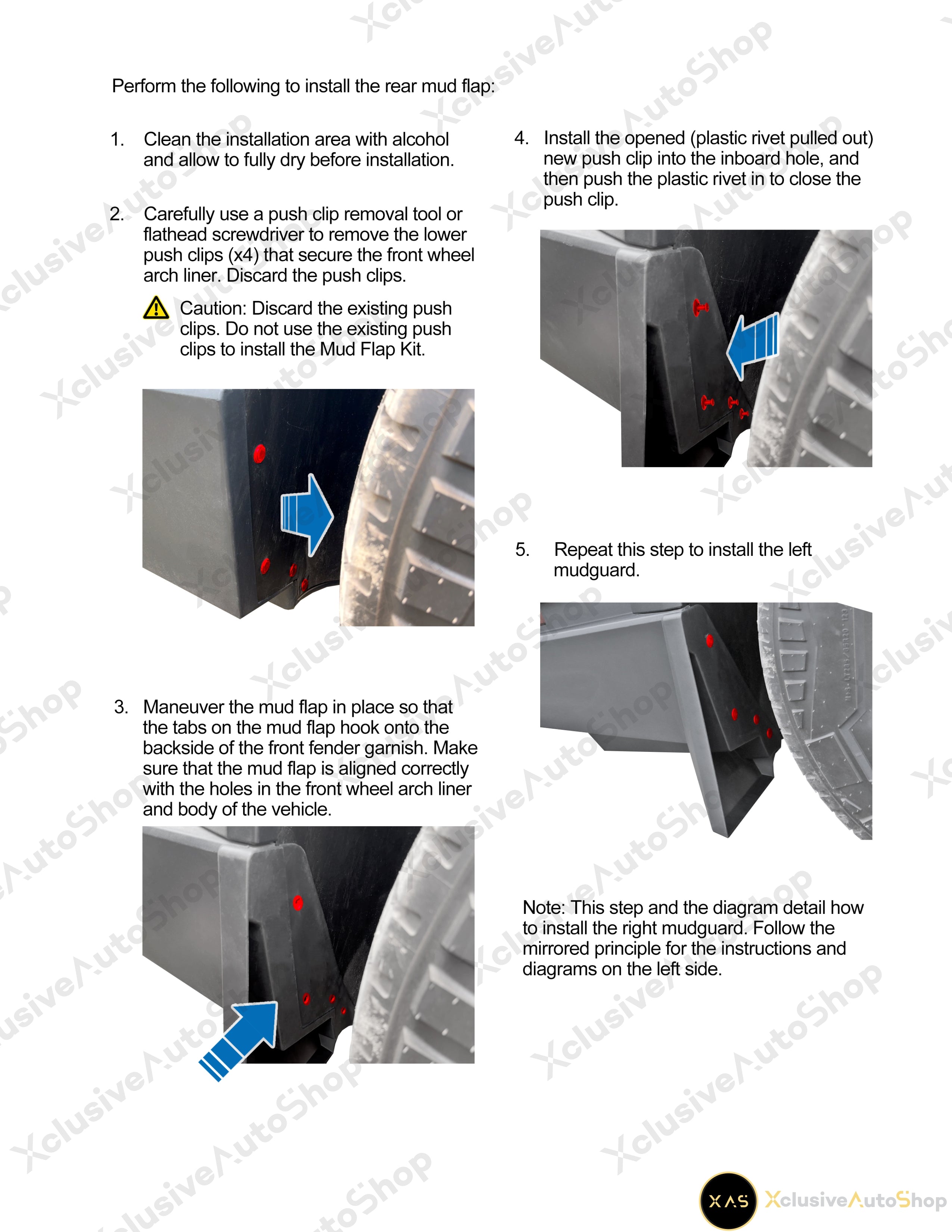 Enhanced Mudguards and Fender Flares for Tesla Cybertruck - Mud Shields and Splash Guards