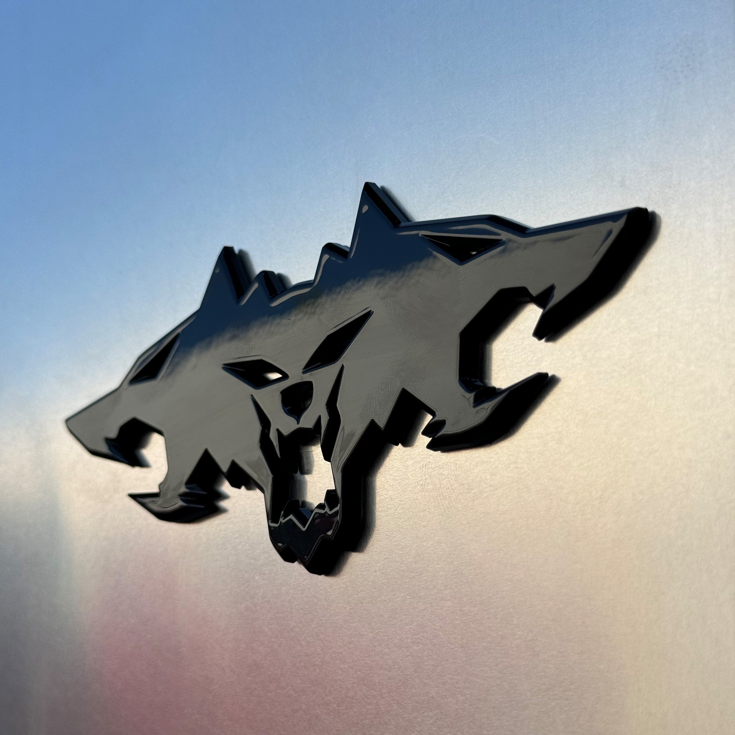 Cyberbeast Logo Emblem OEM Size / Matte & Glossy Finishes - ABS Plastic